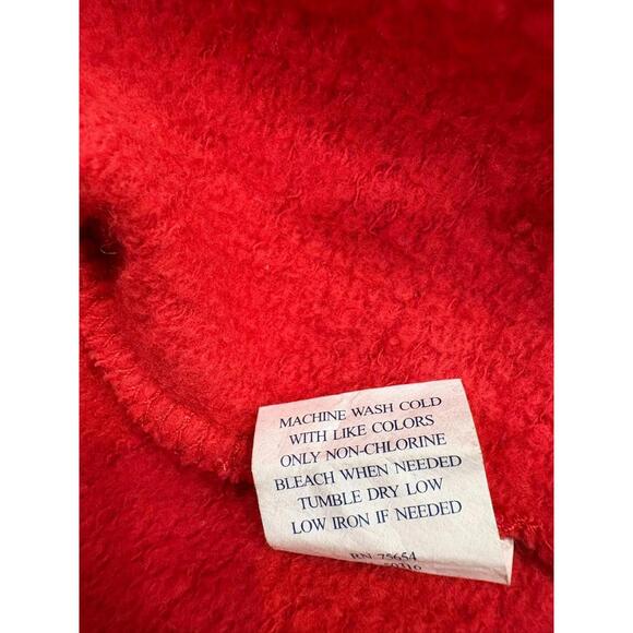 Abercrombie & Fitch Womens Zip Up Hoodie Mediuim Red New York 3/4 Sleeves - Picture 8 of 8